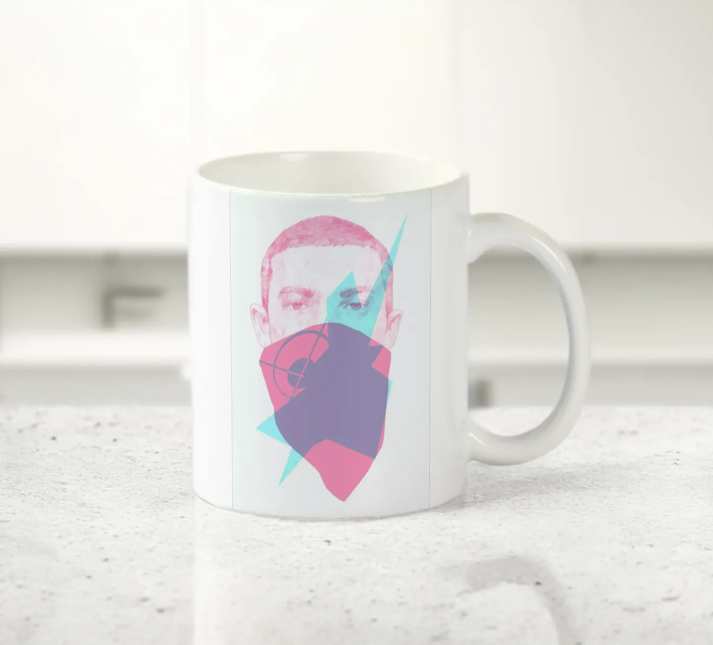 007 ceramic mug by Nick Cocozza