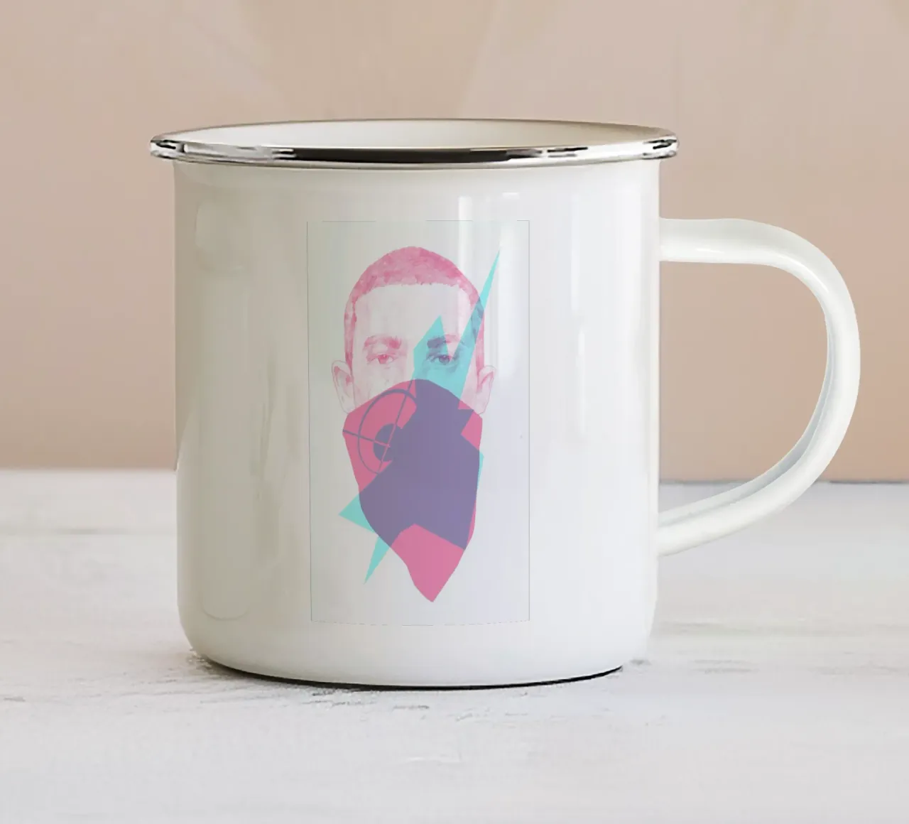007 tazza in smalto da Nick Cocozza