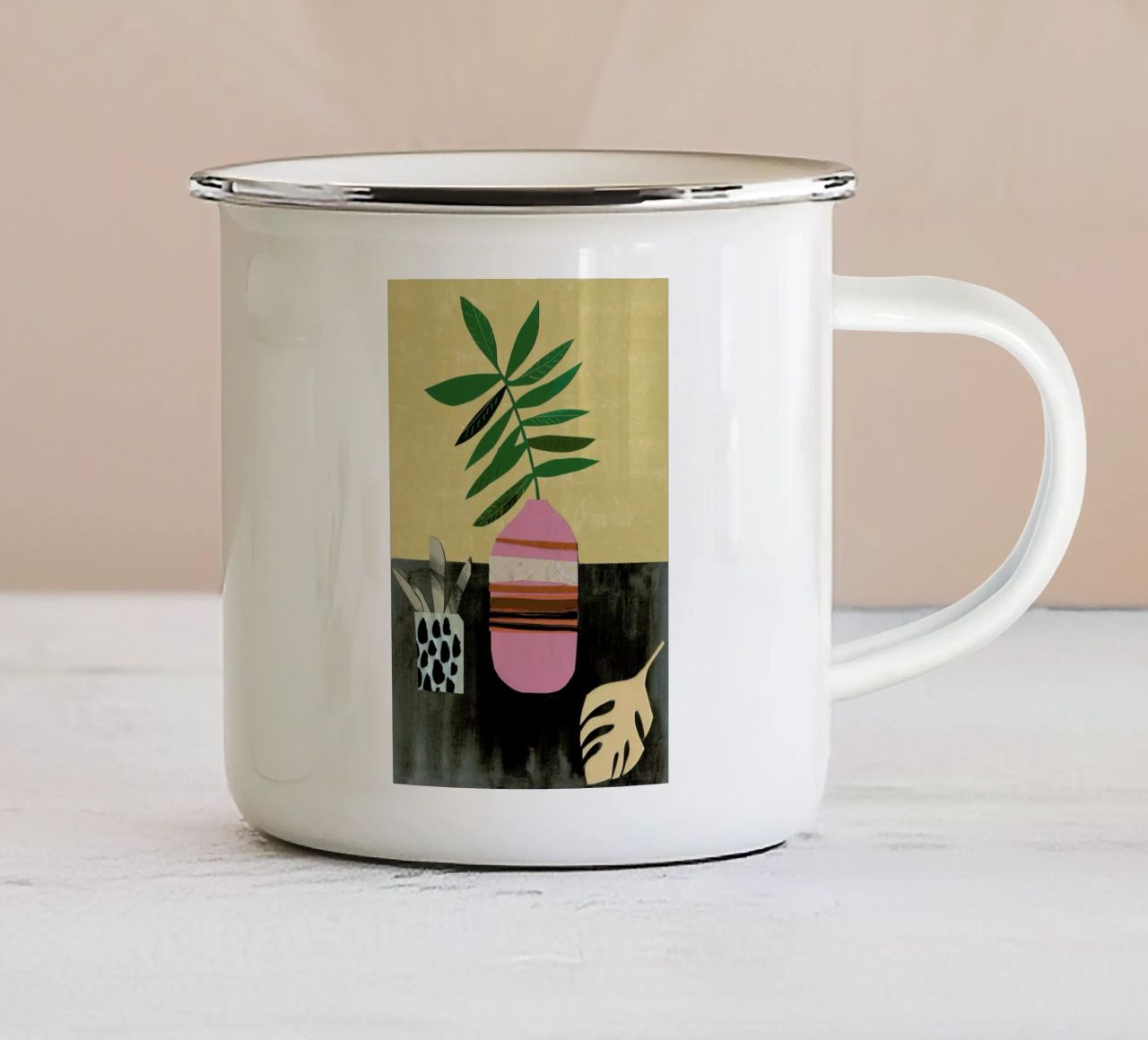 Vasen & Co. 4 tazza in smalto da Rinah Lang