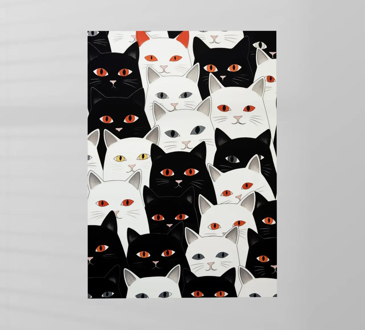 Modello di gatto pellicola backlit da Justyna Jaszke JBJart