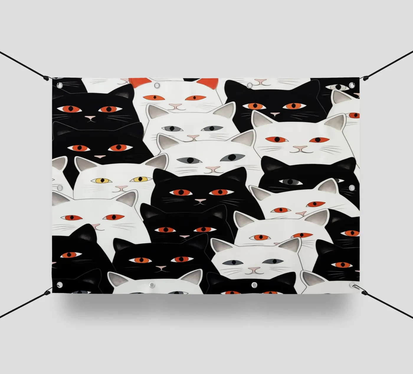 Modello di gatto telo in pvc da Justyna Jaszke JBJart