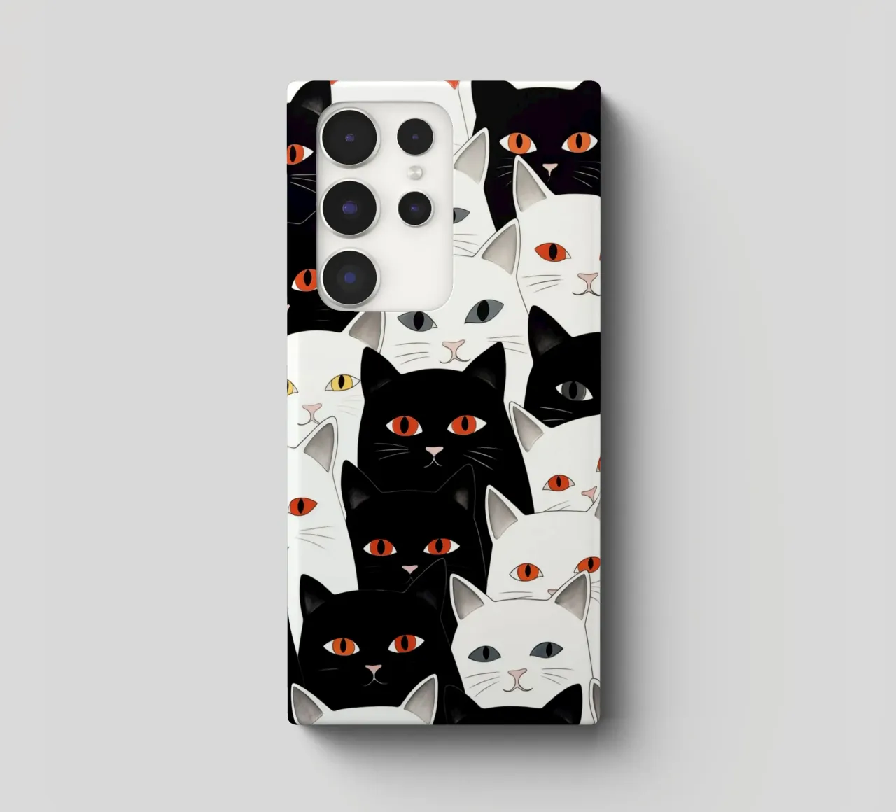 Modello di gatto cover samsung da Justyna Jaszke JBJart