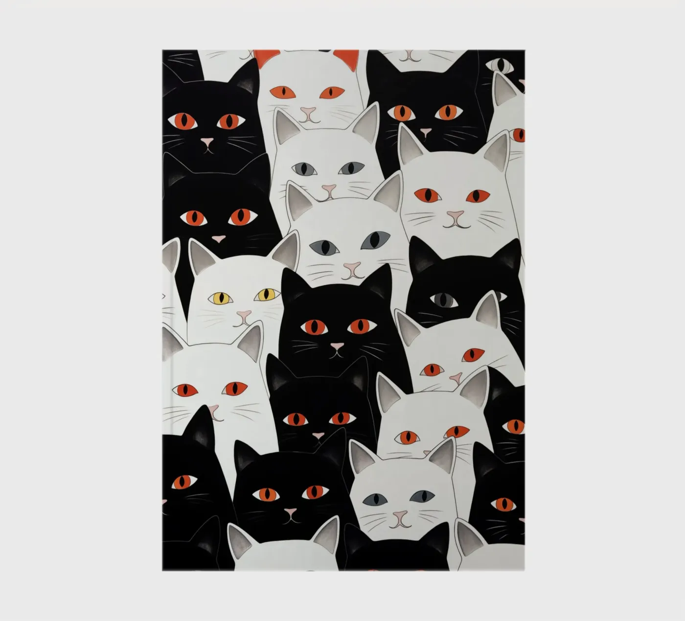 Modello di gatto quaderno da Justyna Jaszke JBJart
