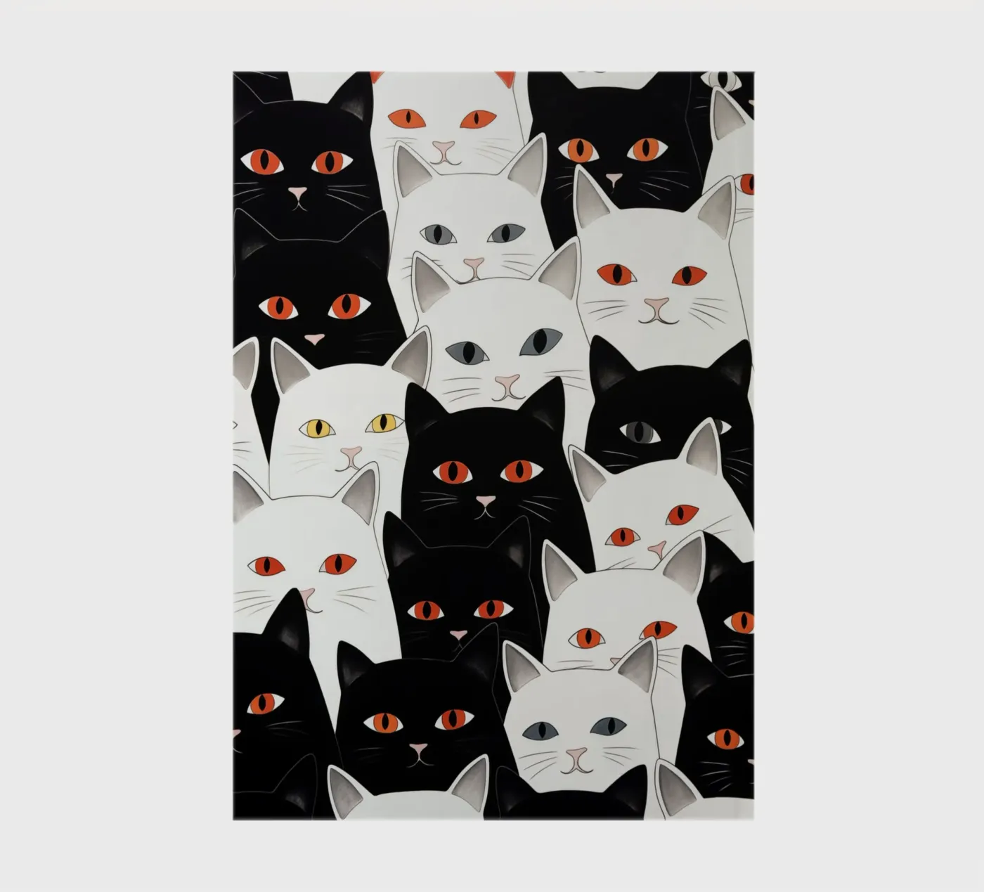 Modello di gatto quaderno da Justyna Jaszke JBJart