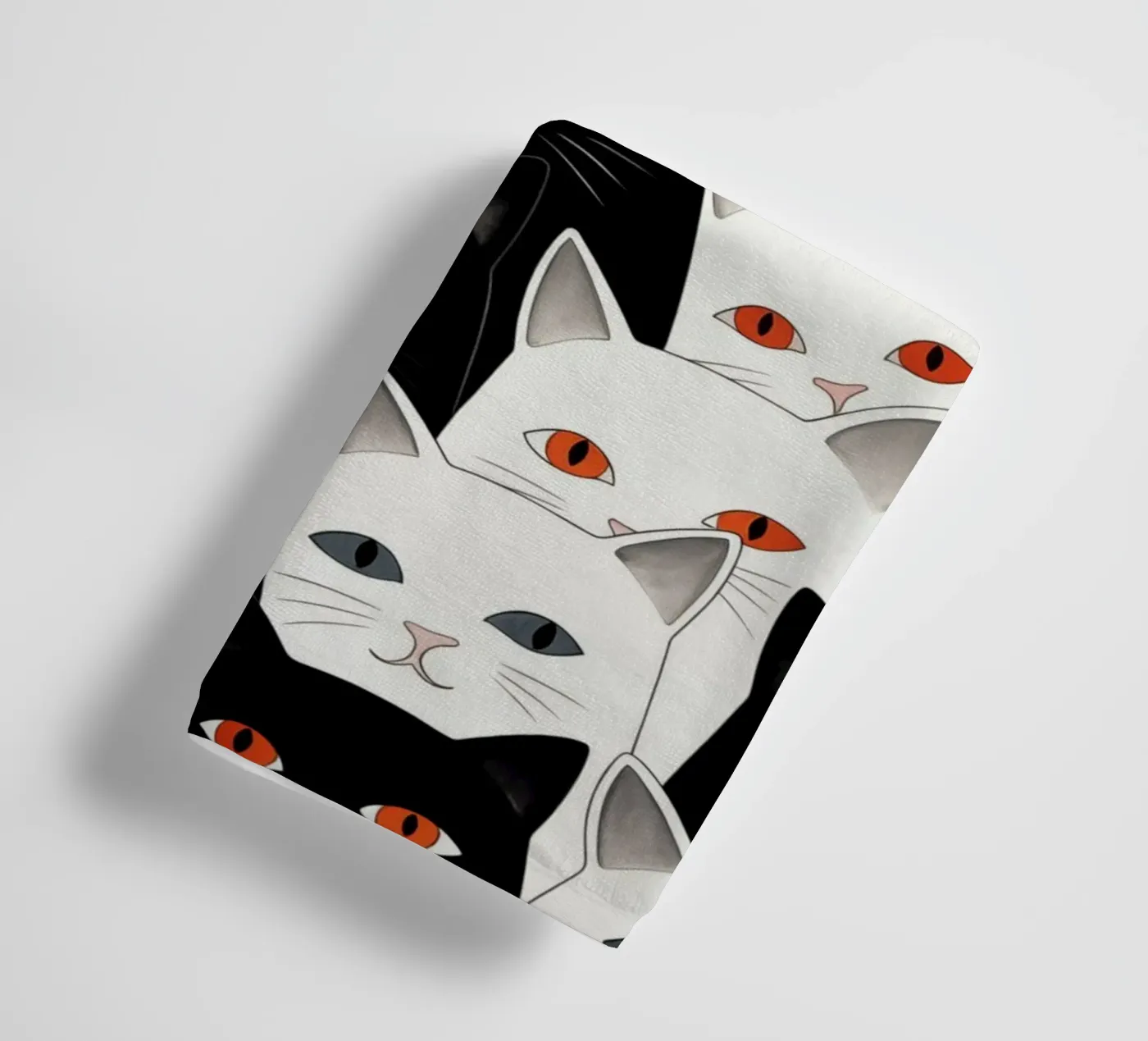 Cats pattern Handtuch von Justyna Jaszke JBJart