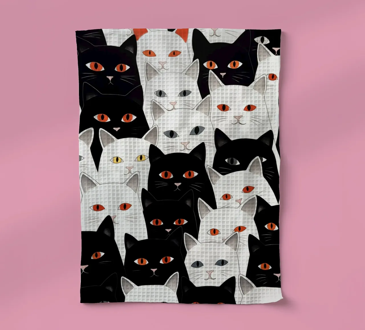 Cats pattern torchon de Justyna Jaszke JBJart