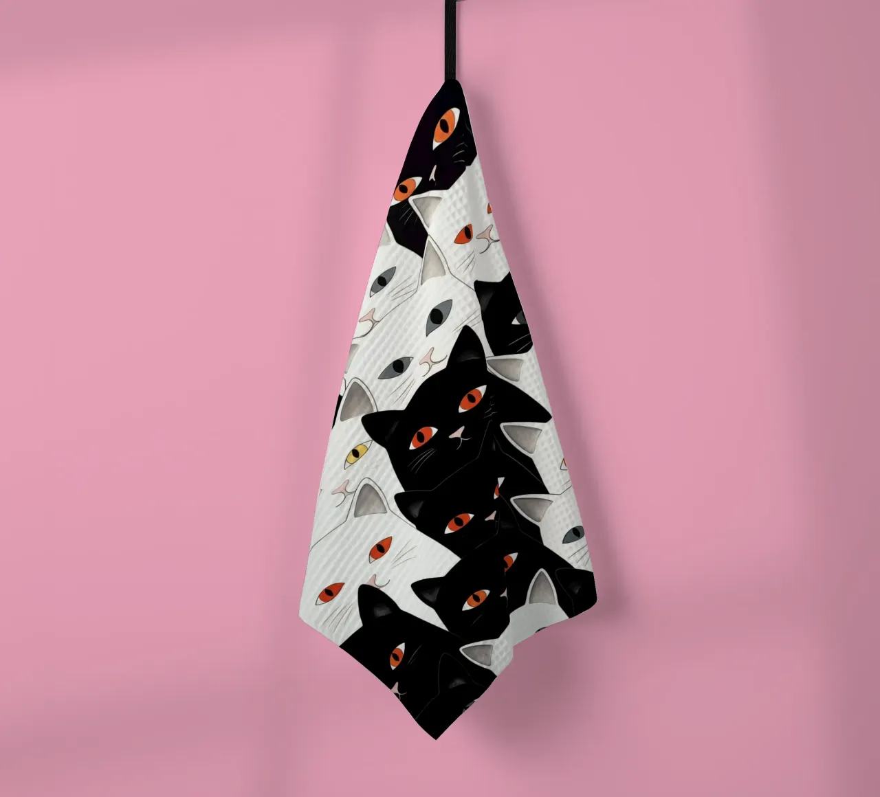 Cats pattern torchon de Justyna Jaszke JBJart