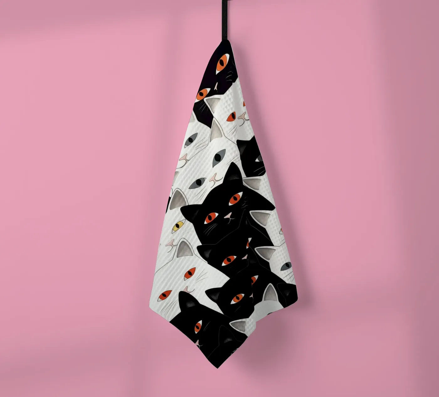 Motif des chats torchon de Justyna Jaszke JBJart