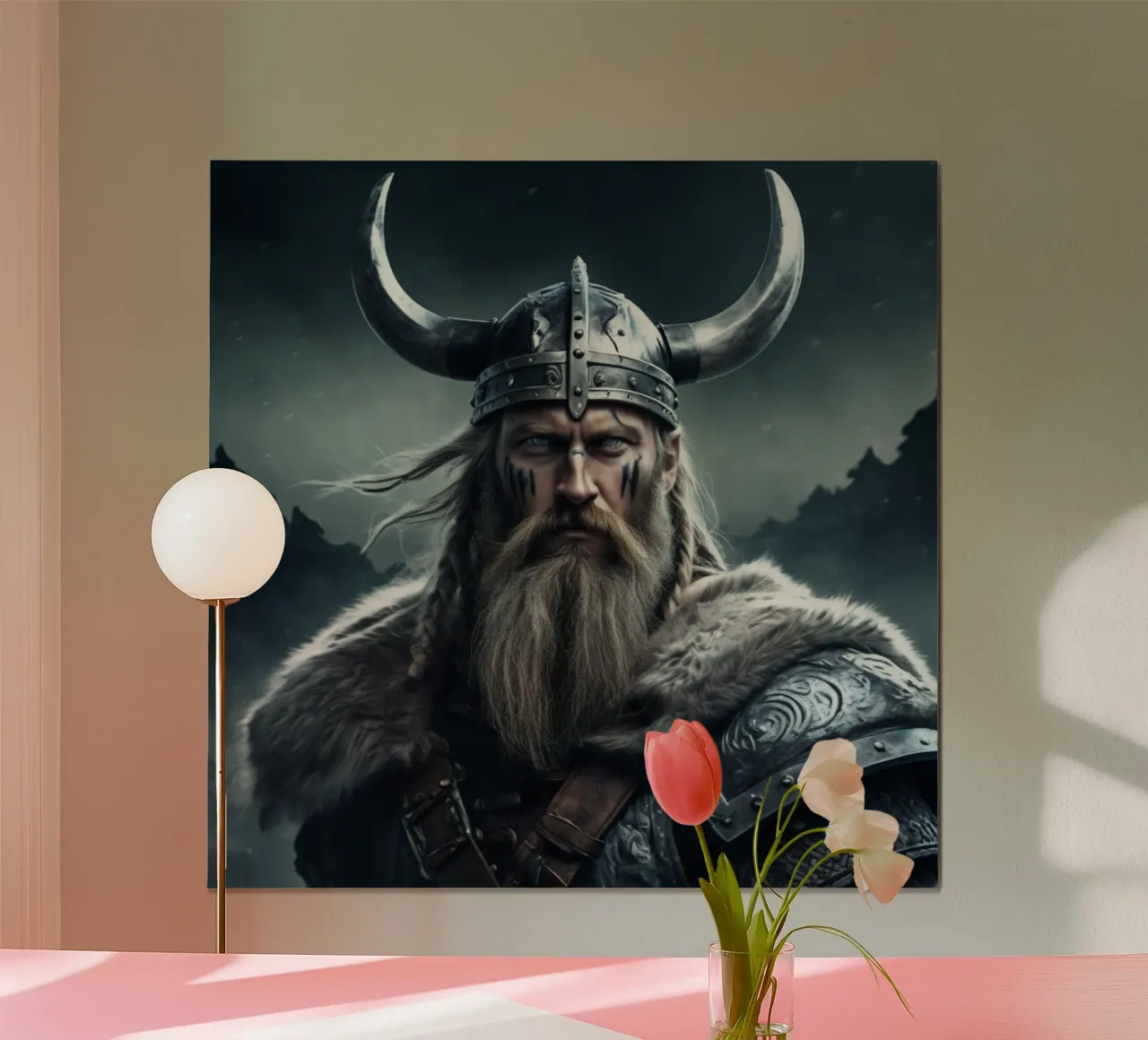 Ragnar, Norweger, Wikinger Hahnemühle von CASTILO