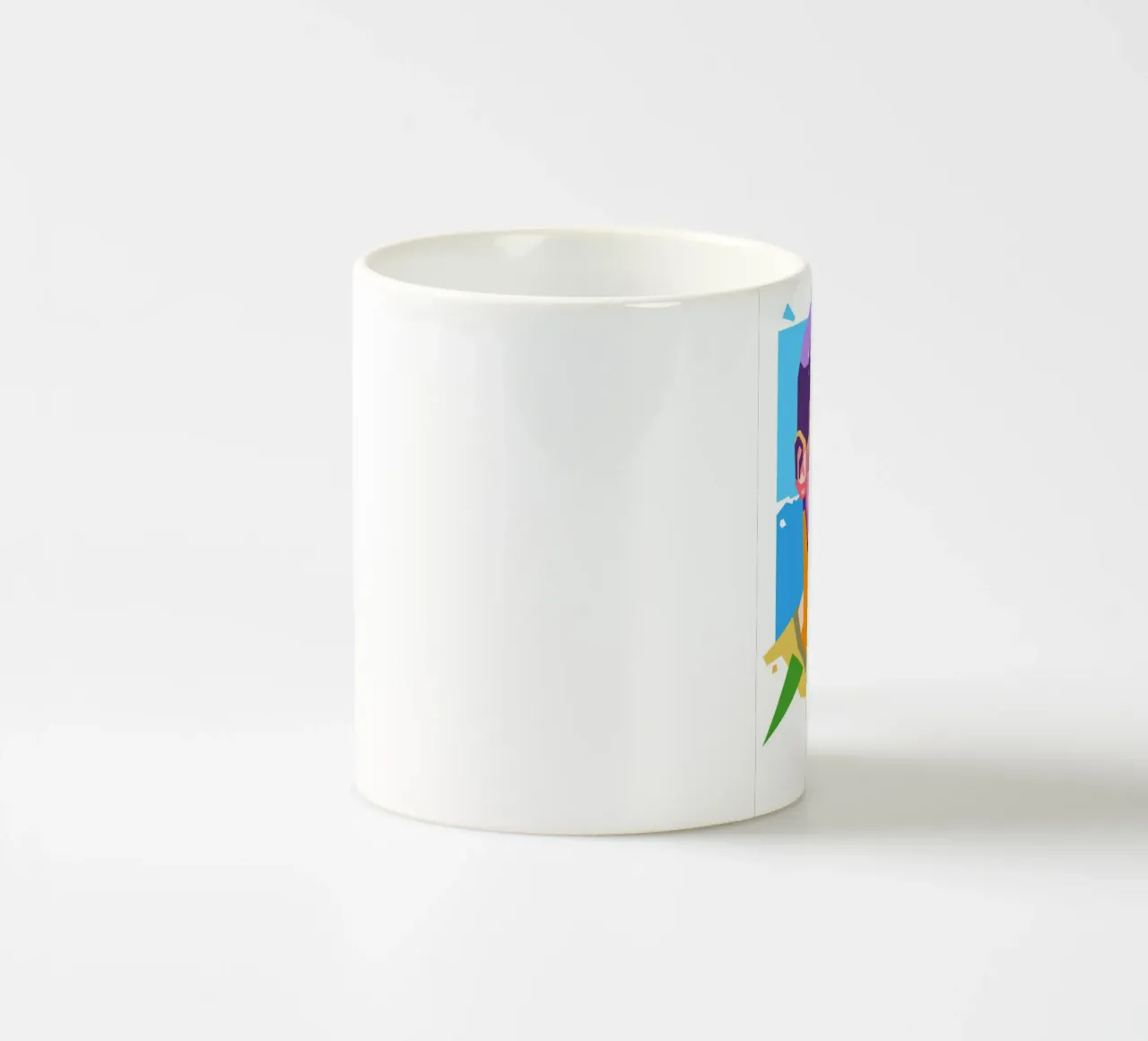 Ritratto pop art di Rivaldo tazza in ceramica da Hantamrata