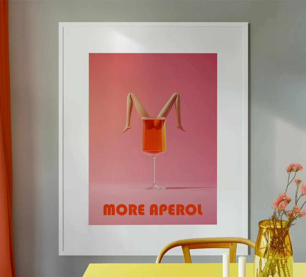 More Aperol | Bar Advertising Poster poster da Autofocus