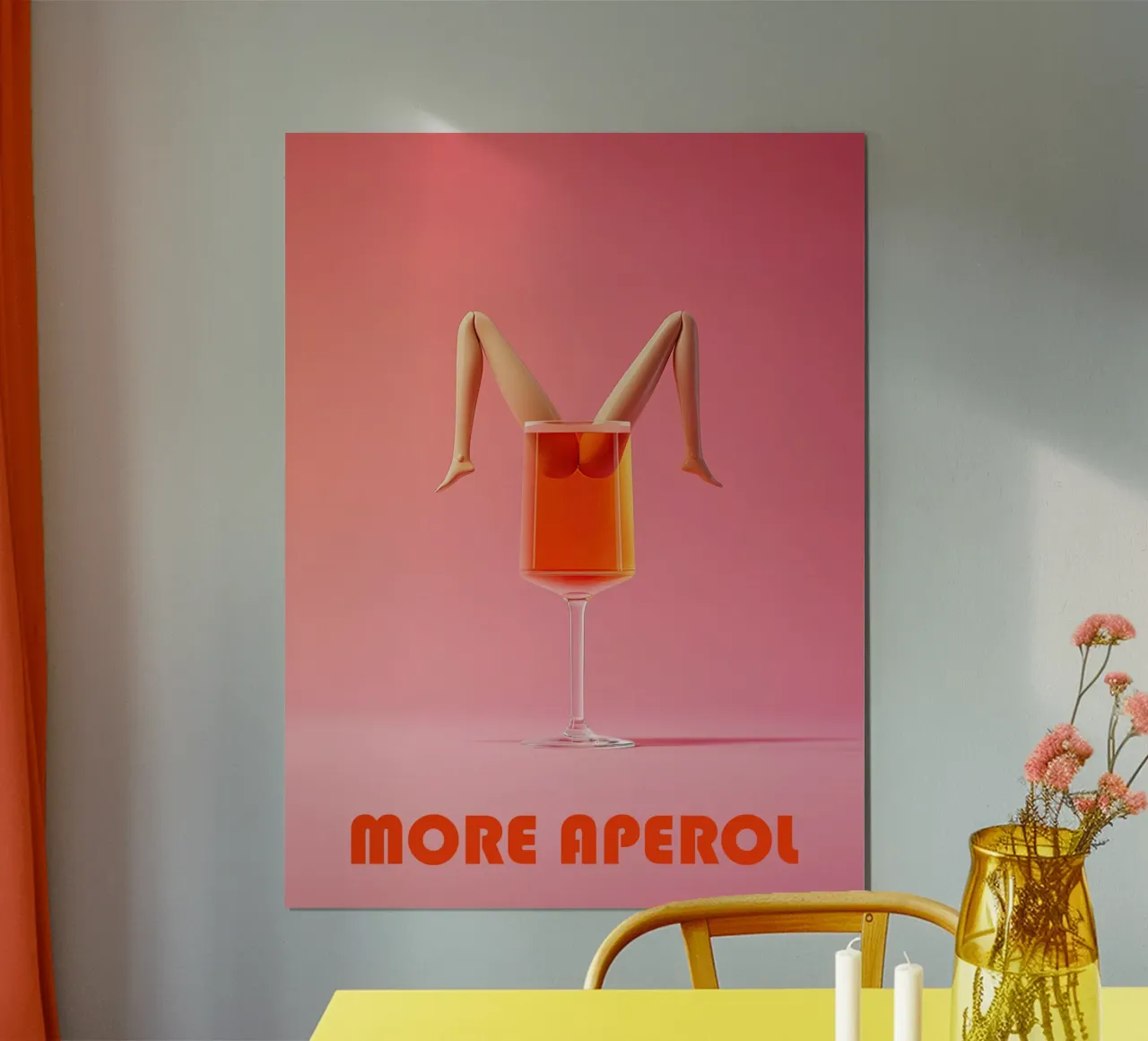 More Aperol | Bar Advertising Poster poster da Autofocus