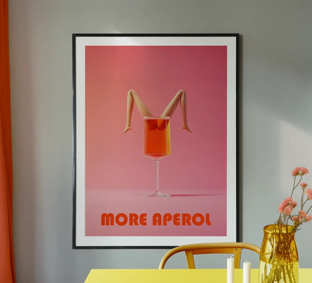 More Aperol | Bar Advertising Poster poster da Autofocus
