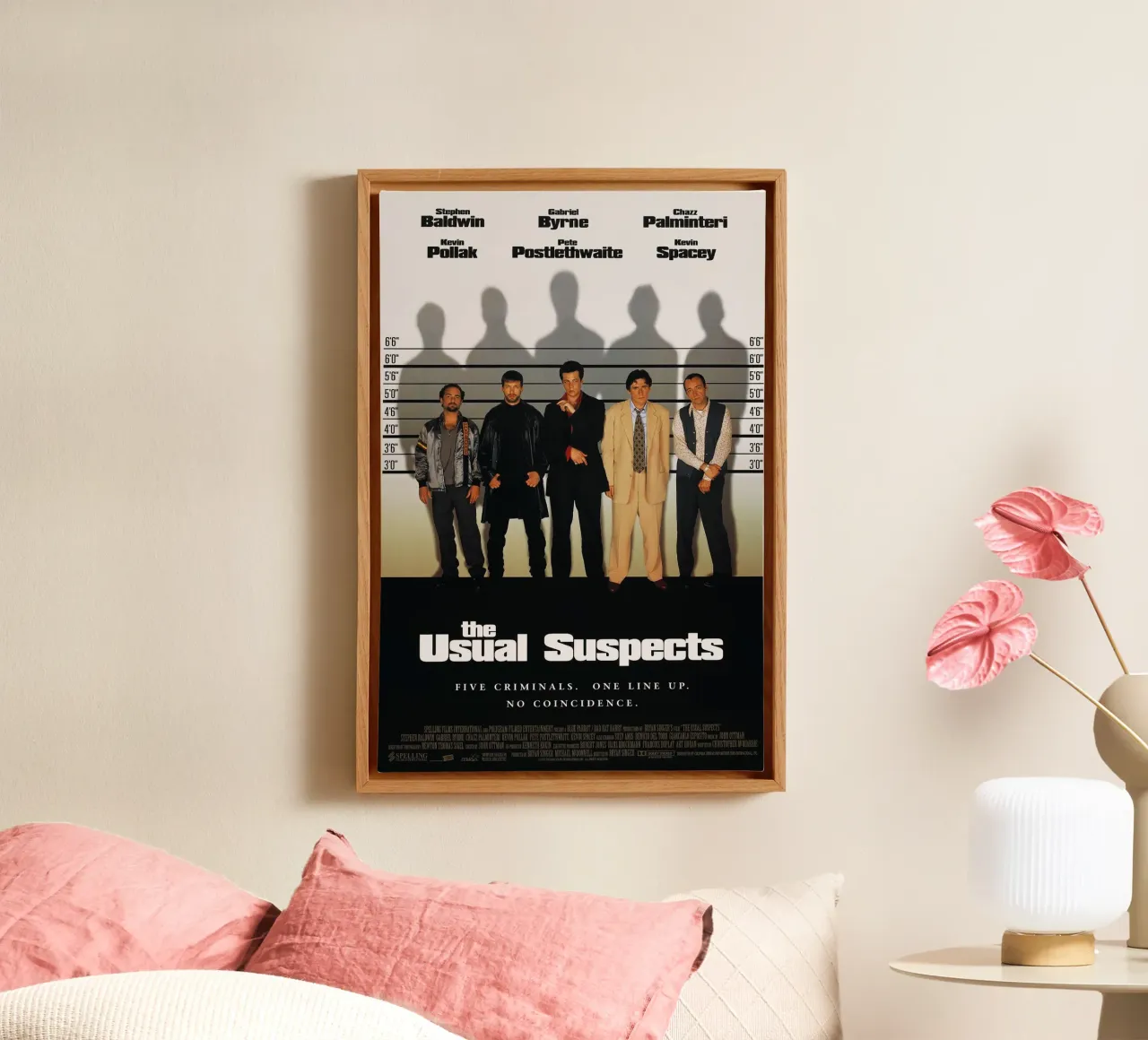 The Usual Suspects tela con Cornice a cassetta da Attaboy Dsgn