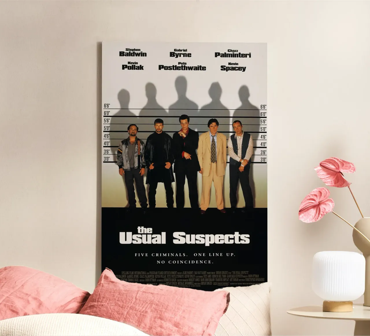 The Usual Suspects tela con Cornice a cassetta da Attaboy Dsgn