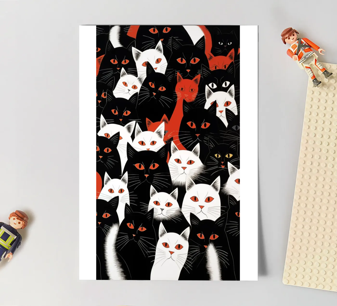Cats sticker sheet by Justyna Jaszke JBJart