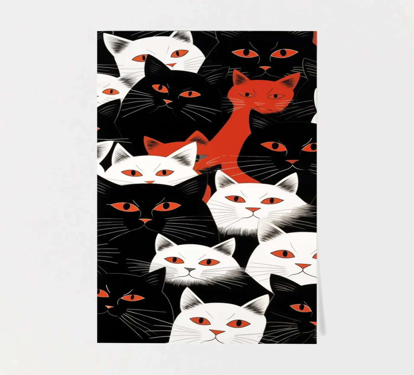 Cats sticker sheet by Justyna Jaszke JBJart