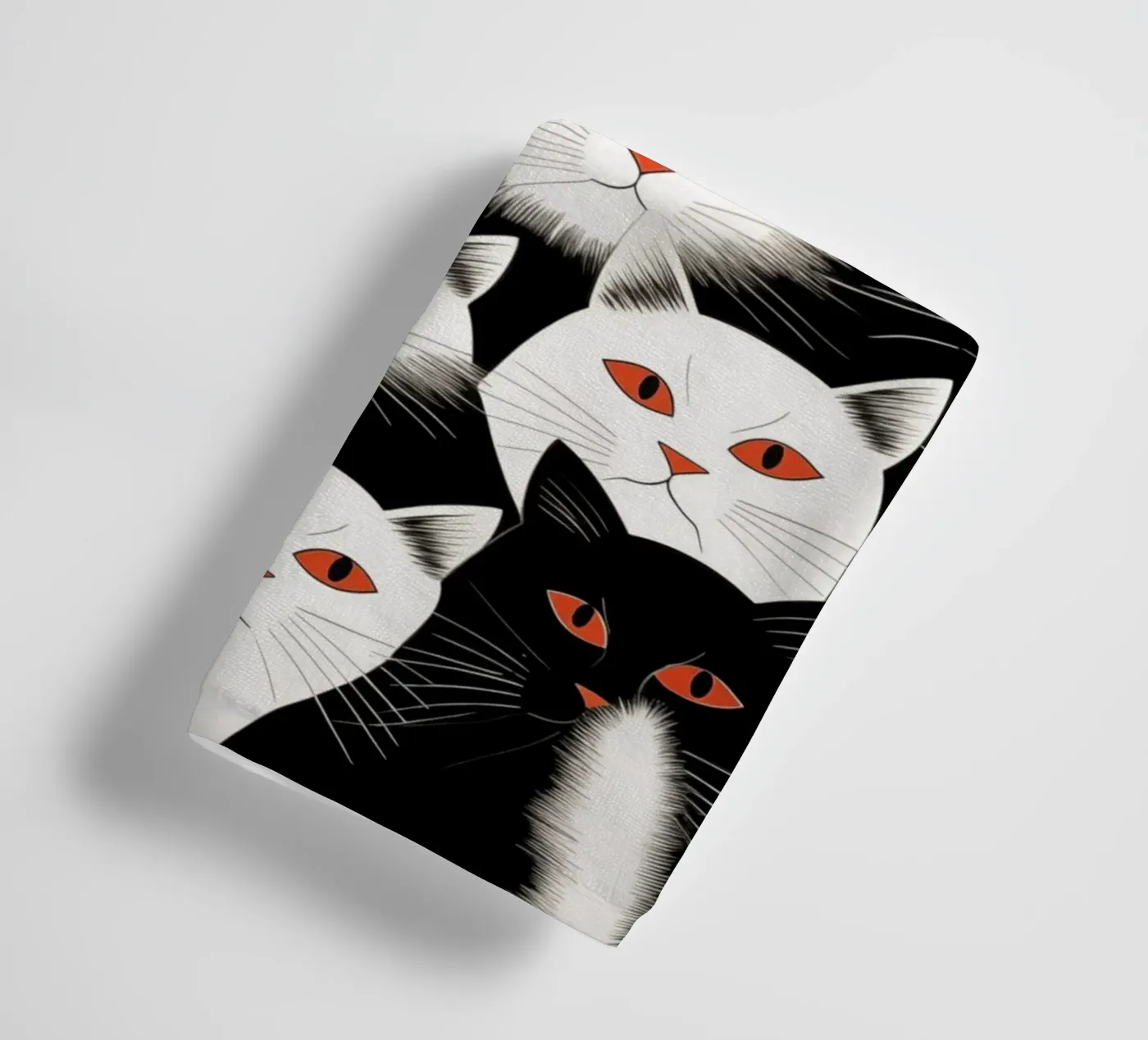 Katten badhanddoek van Justyna Jaszke JBJart