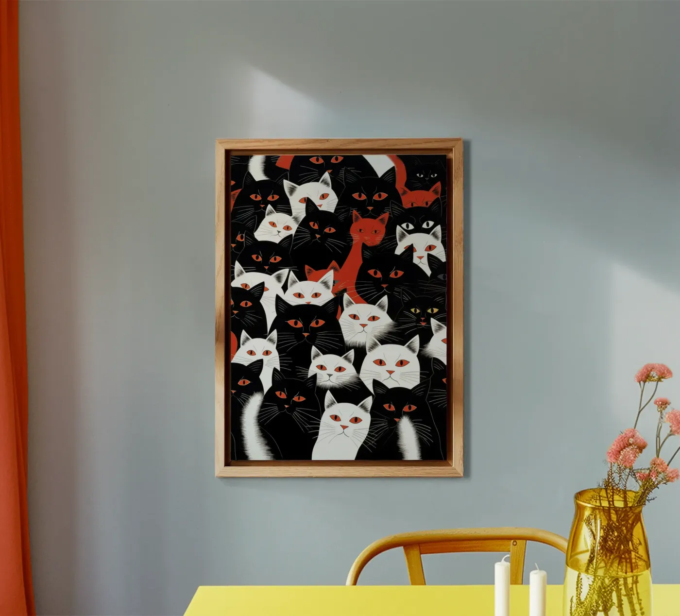 Cats forex plate by Justyna Jaszke JBJart