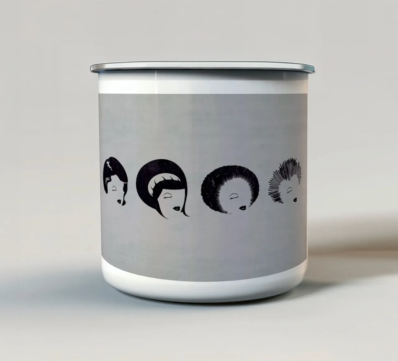 Punky Funky tazza in smalto da The Sound of Applause