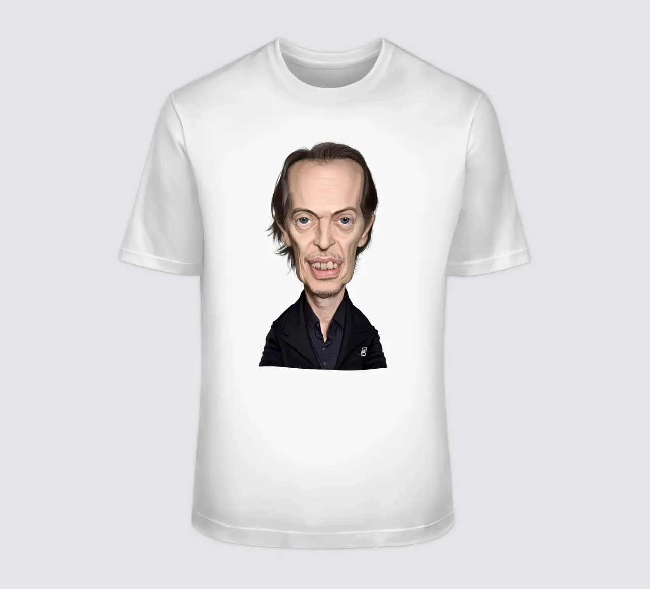 Steve Buscemi t-shirt van Rob Art | Illustration