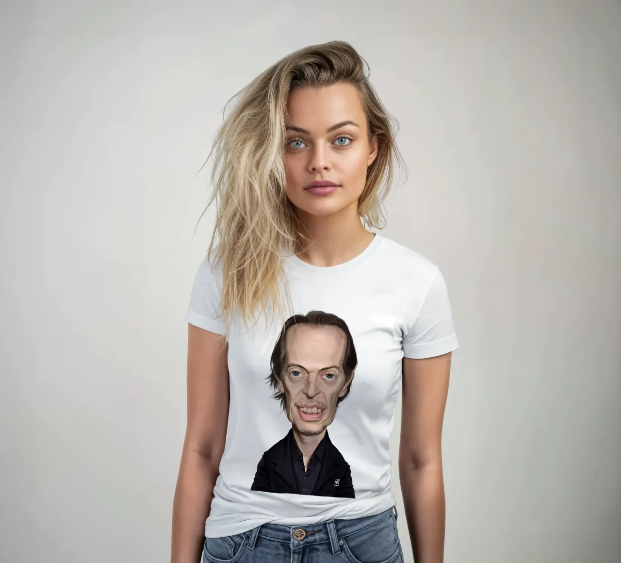 Steve Buscemi t-shirt da donna da Rob Art | Illustration