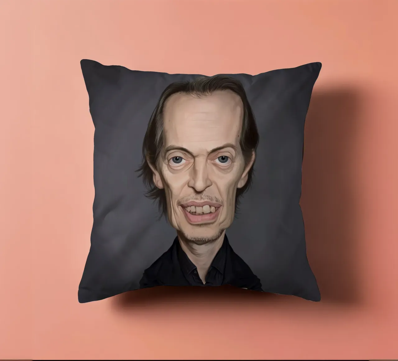 Steve Buscemi cuscino da Rob Art | Illustration