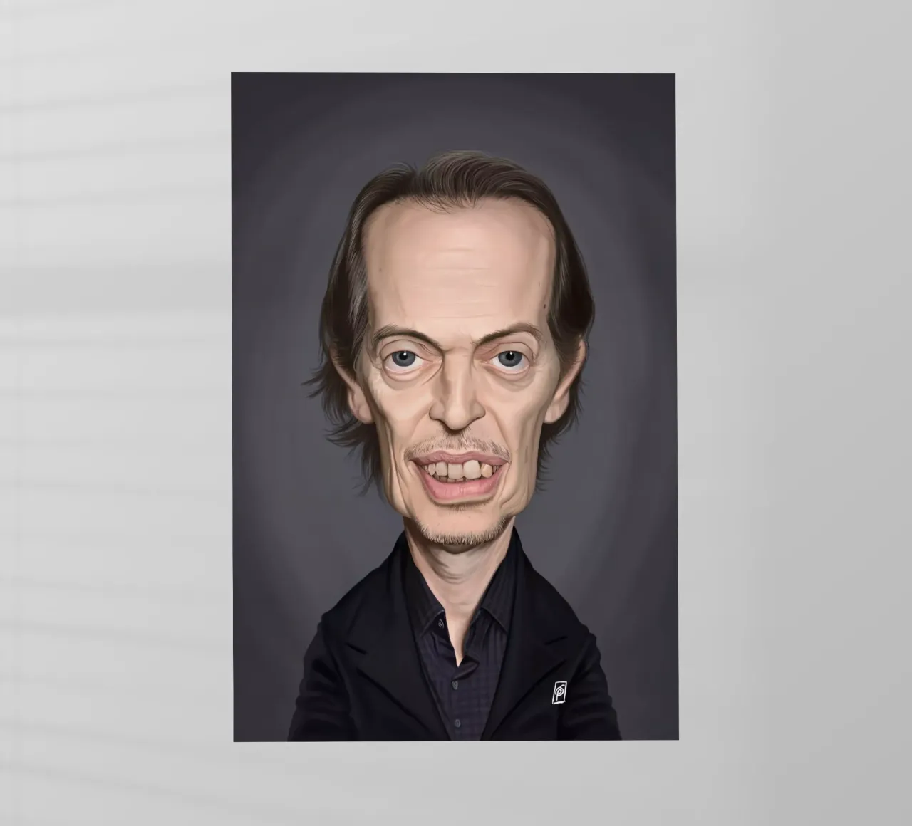Steve Buscemi pellicola backlit da Rob Art | Illustration