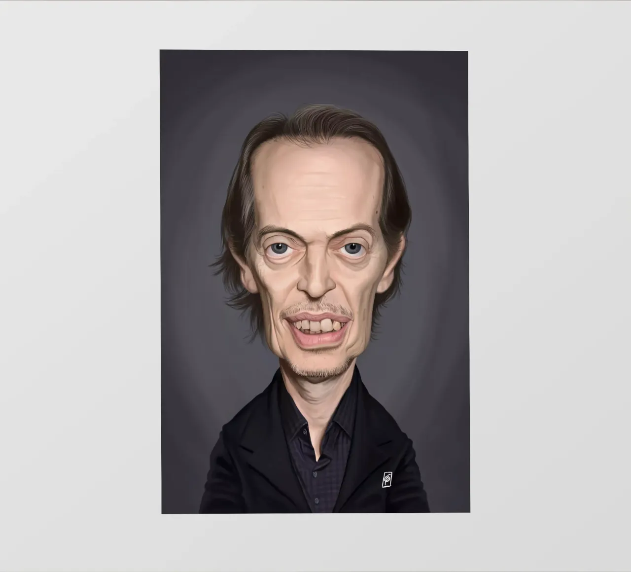 Steve Buscemi pellicola backlit da Rob Art | Illustration