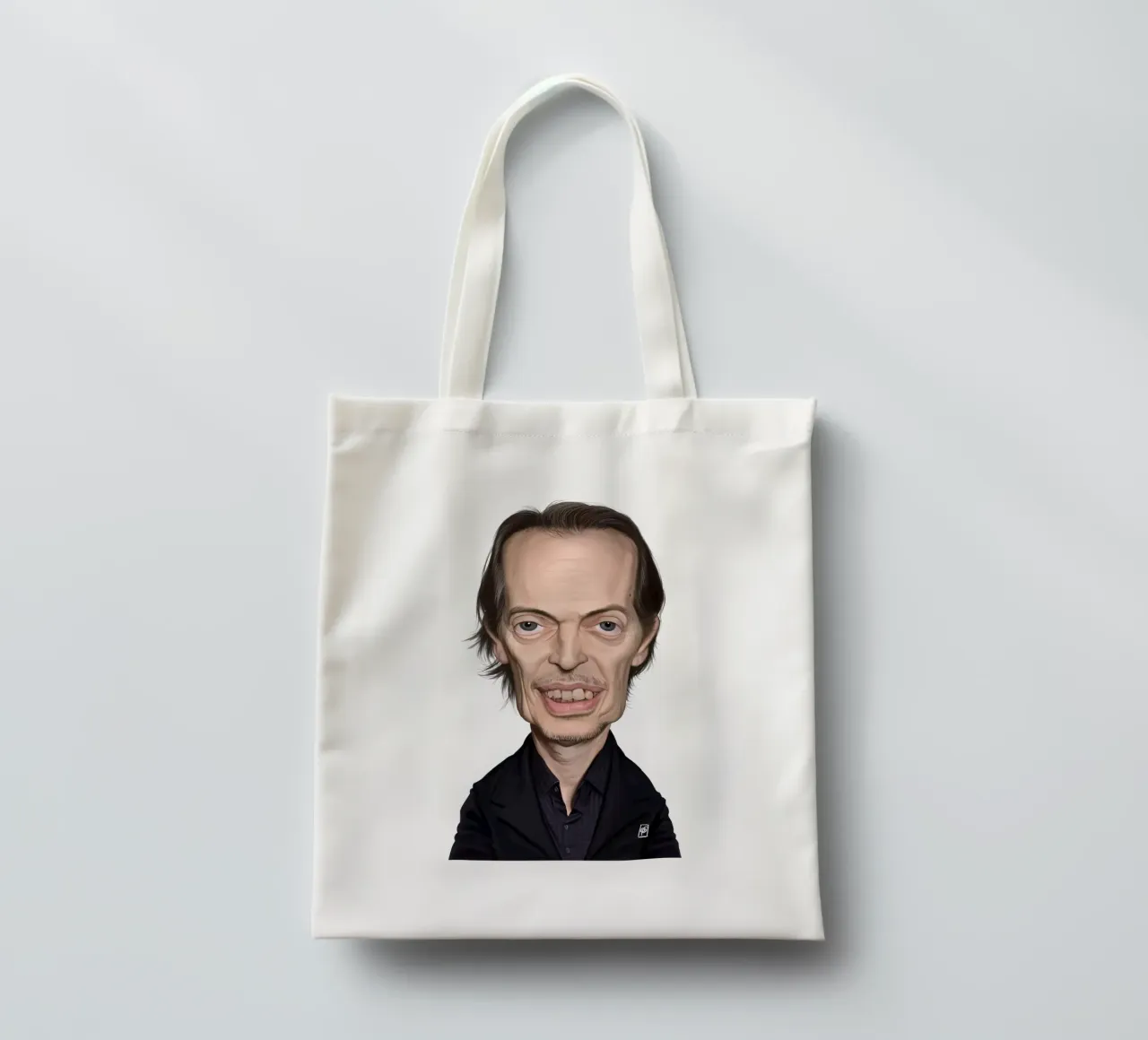 Steve Buscemi borsa in juta da Rob Art | Illustration