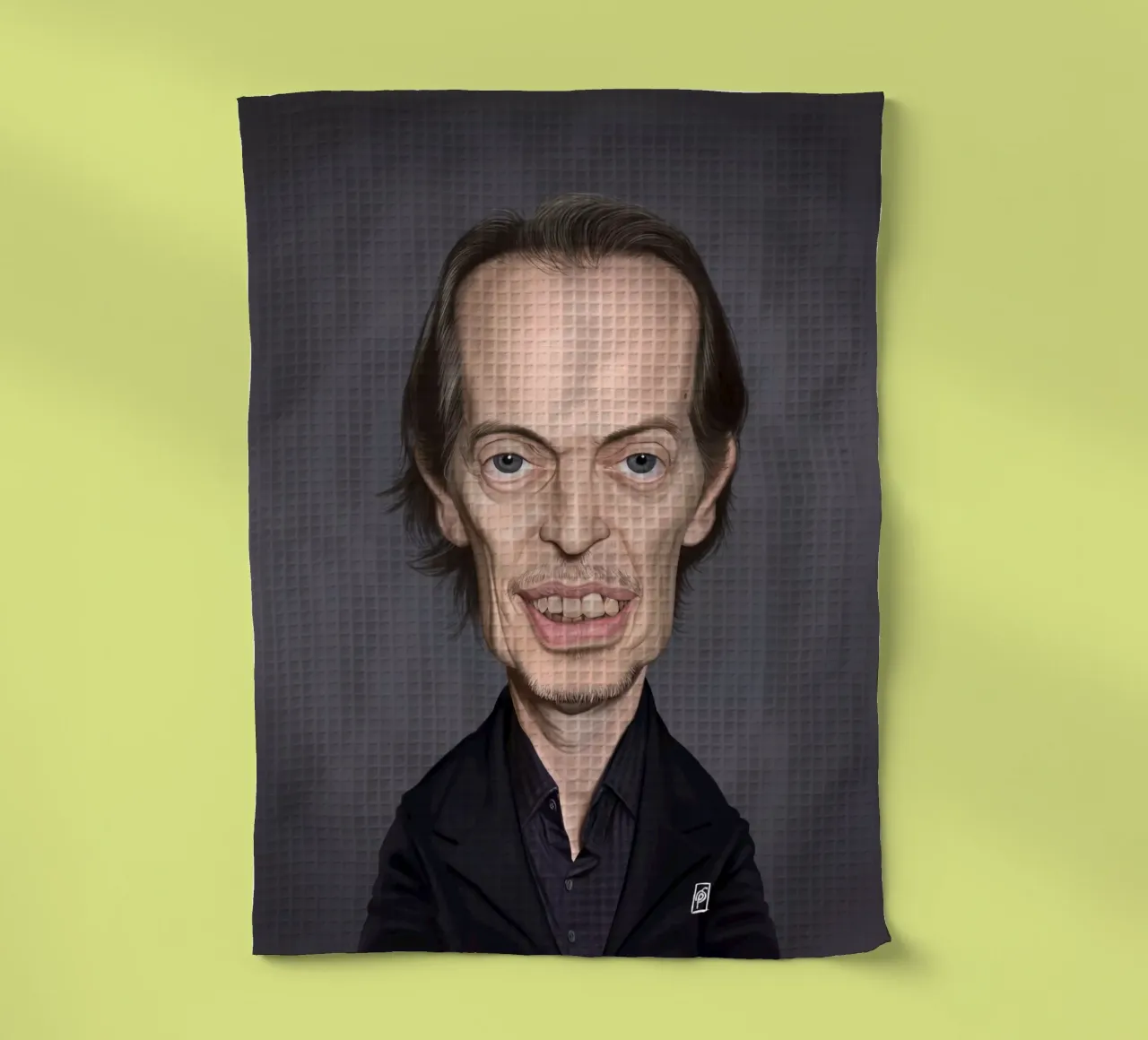 Steve Buscemi canovaccio da cucina da Rob Art | Illustration