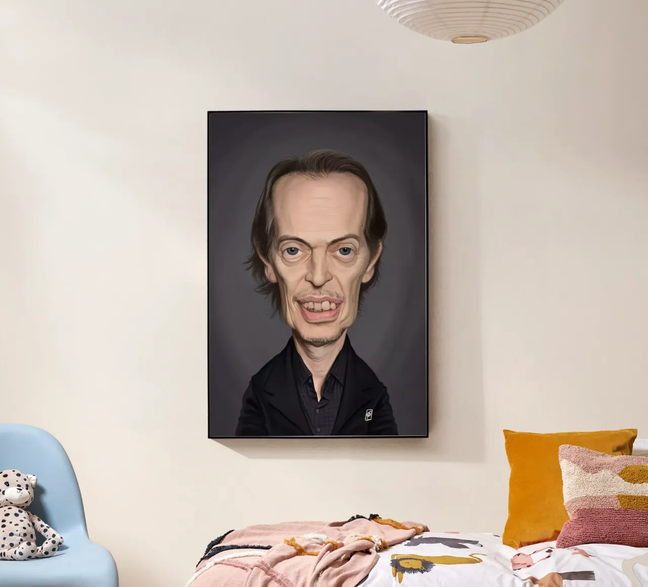 Steve Buscemi plexiglass da Rob Art | Illustration