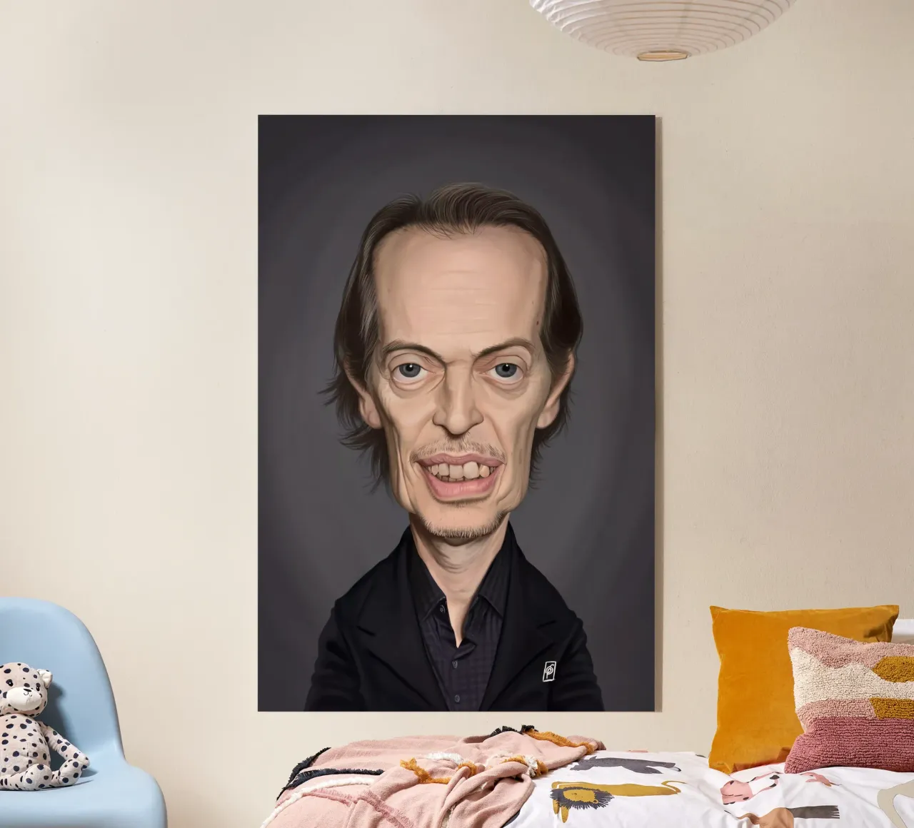 Steve Buscemi plexiglass da Rob Art | Illustration