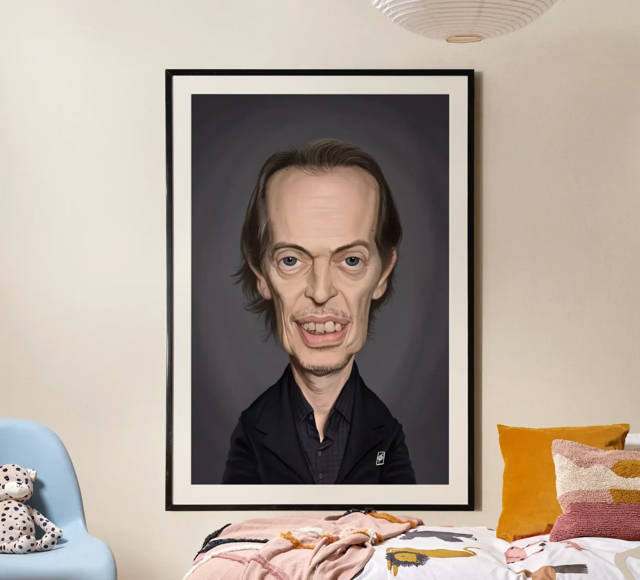 Steve Buscemi carta hahnemühle da Rob Art | Illustration