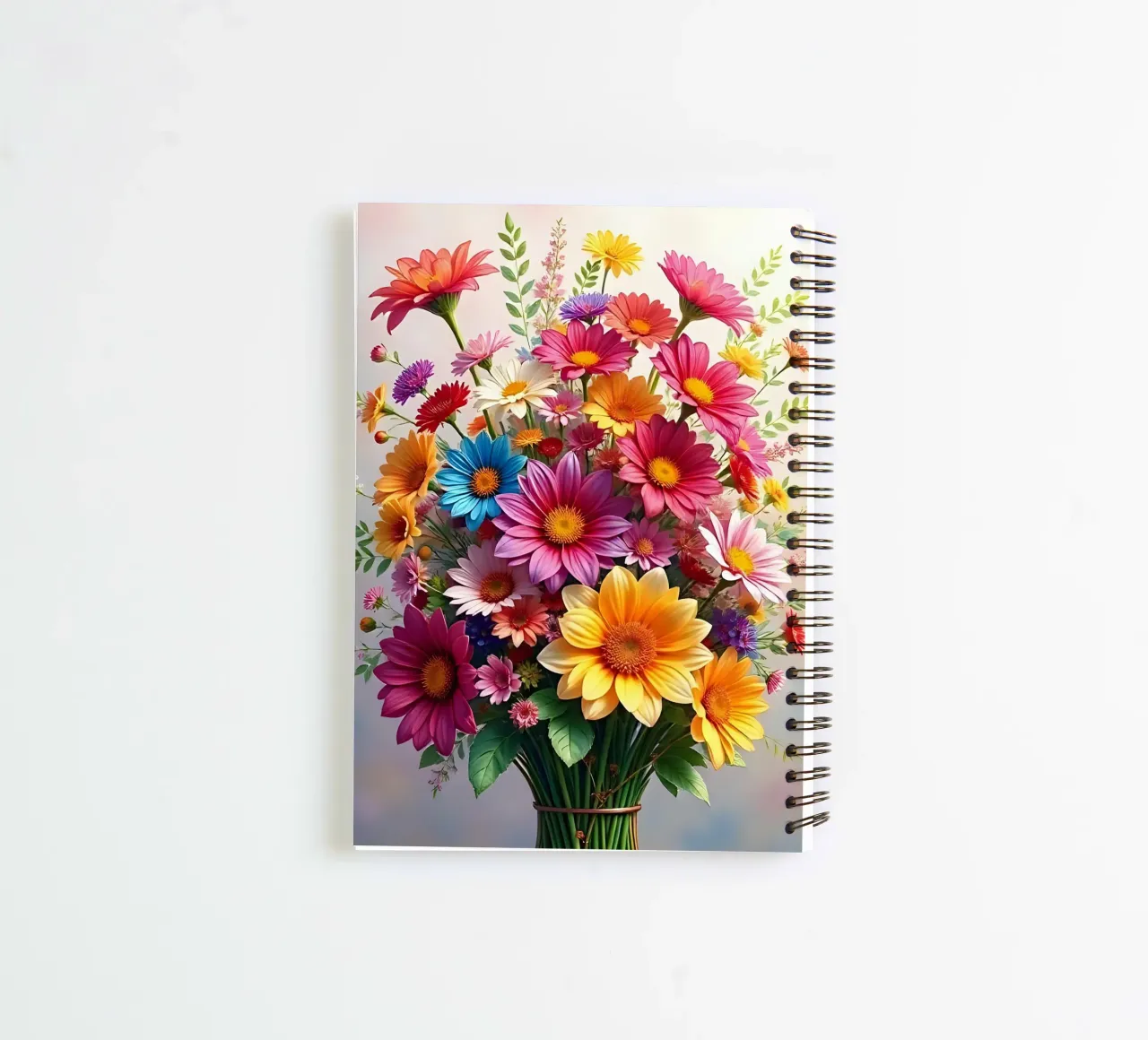 Bouquet_9 spiral notebook by Farb- und Blütenzauber by LK