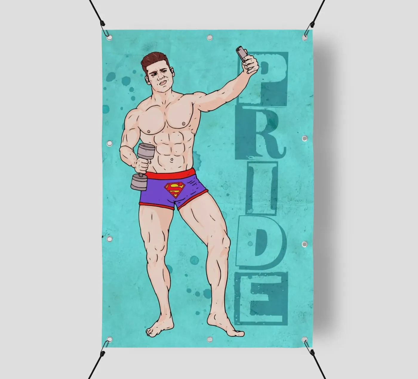 Pride telo in pvc da Nick Cocozza