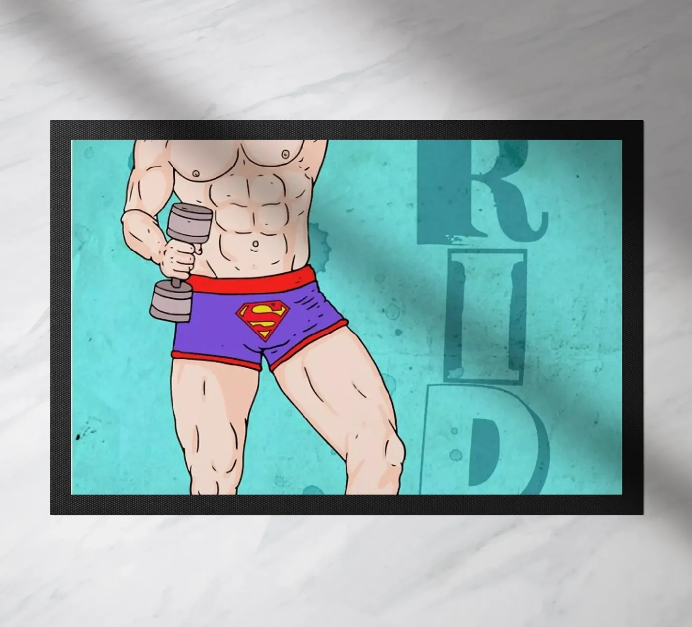 Pride doormat by Nick Cocozza