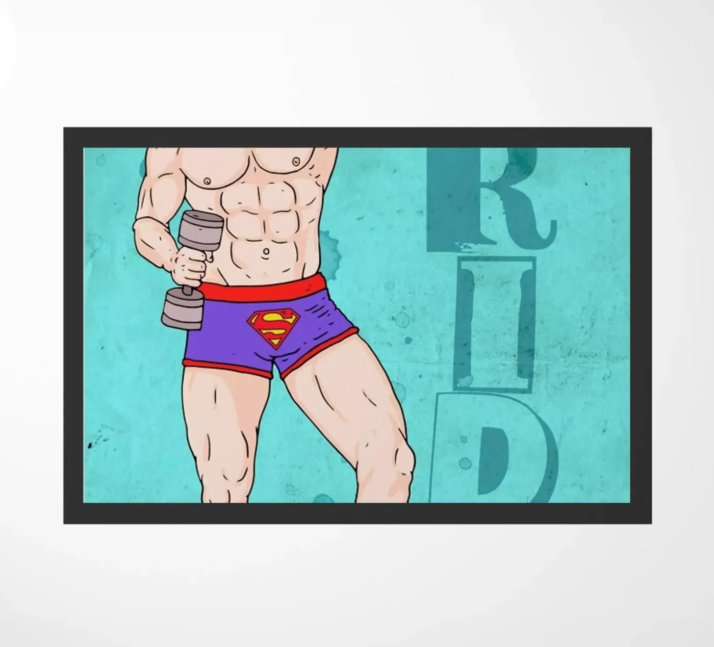 Pride doormat by Nick Cocozza