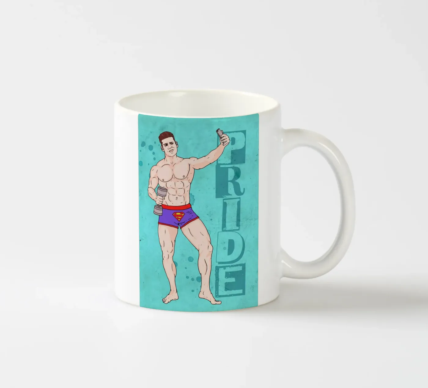 Pride ceramic mug by Nick Cocozza