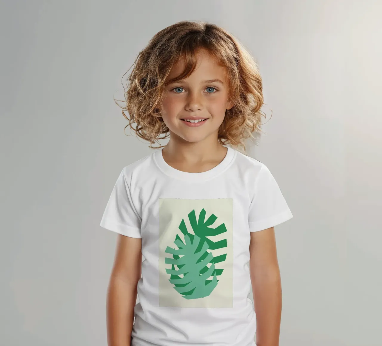 Two Palm Leaves kids t-shirt by Rosi Feist
