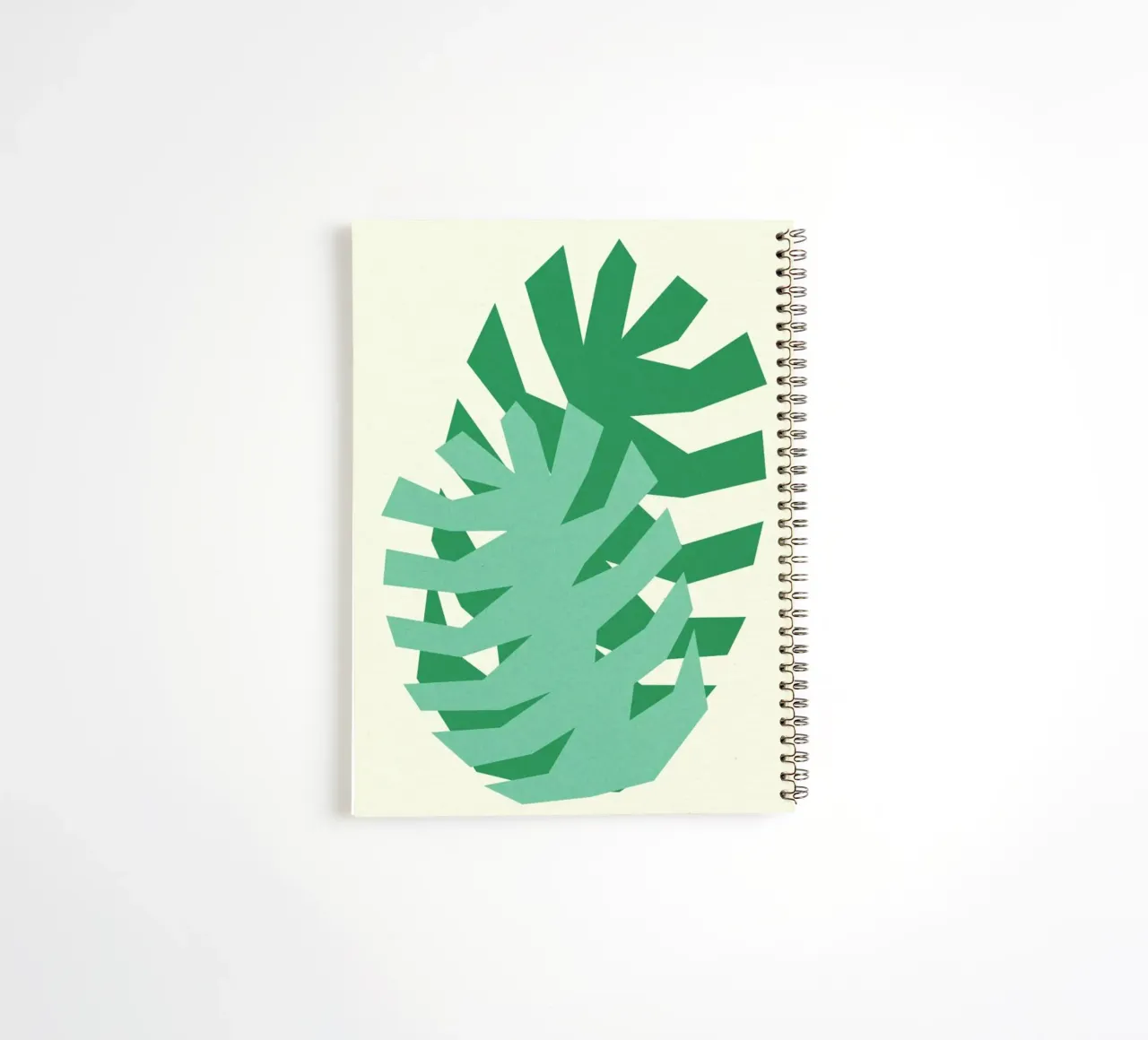Two Palm Leaves spiral notebook by Rosi Feist