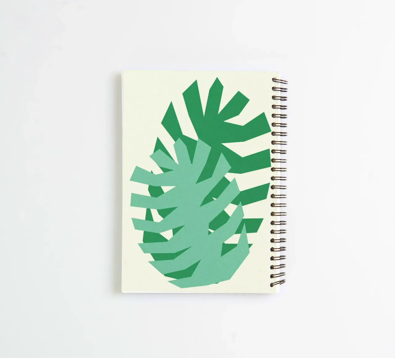 Two Palm Leaves spiral notebook by Rosi Feist