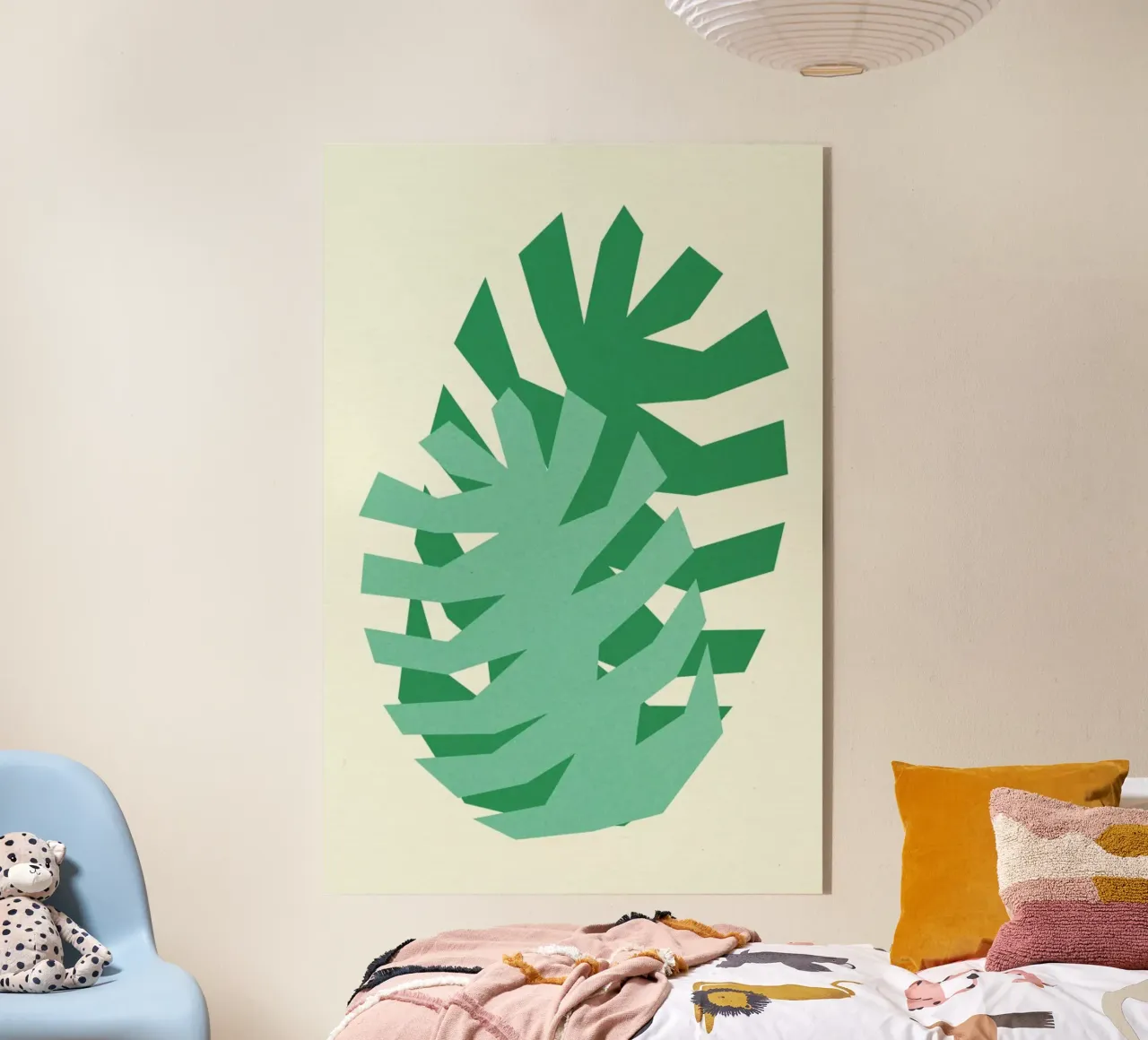 Two Palm Leaves plexiglass da Rosi Feist