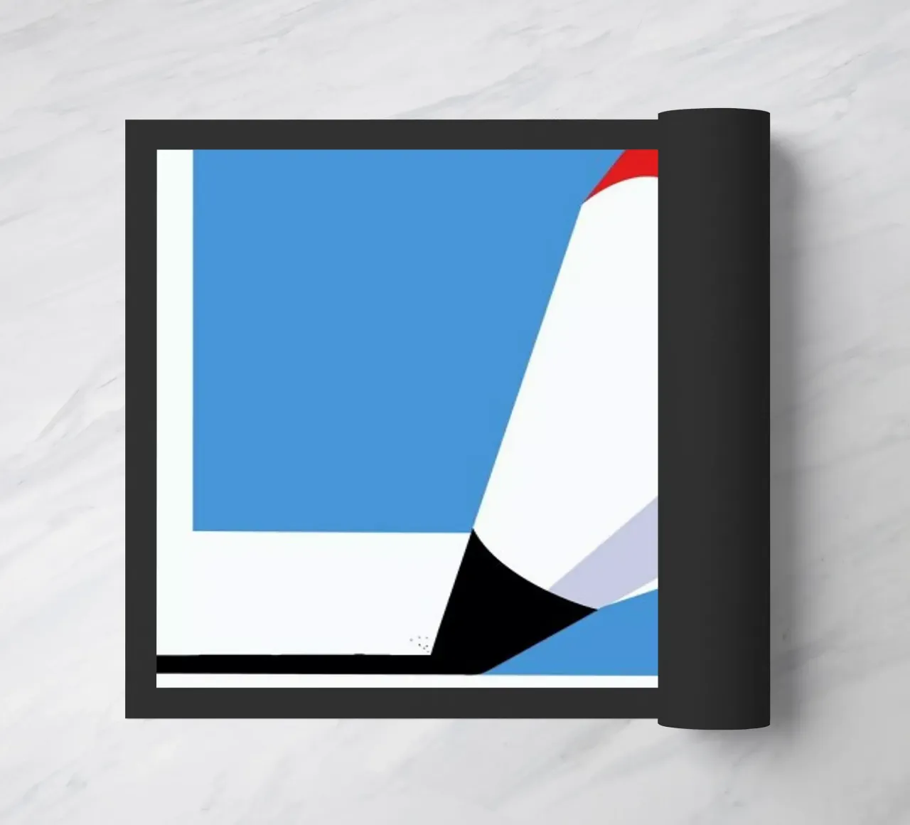 Pencil doormat by Pietari Posti