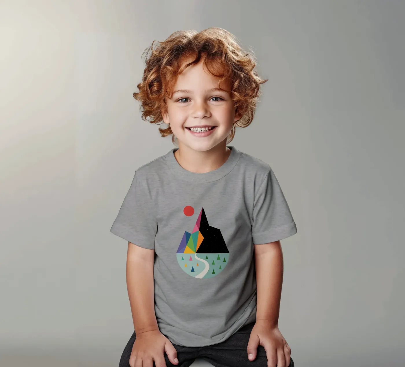 Lato luminoso t-shirt bambini da Andy Westface
