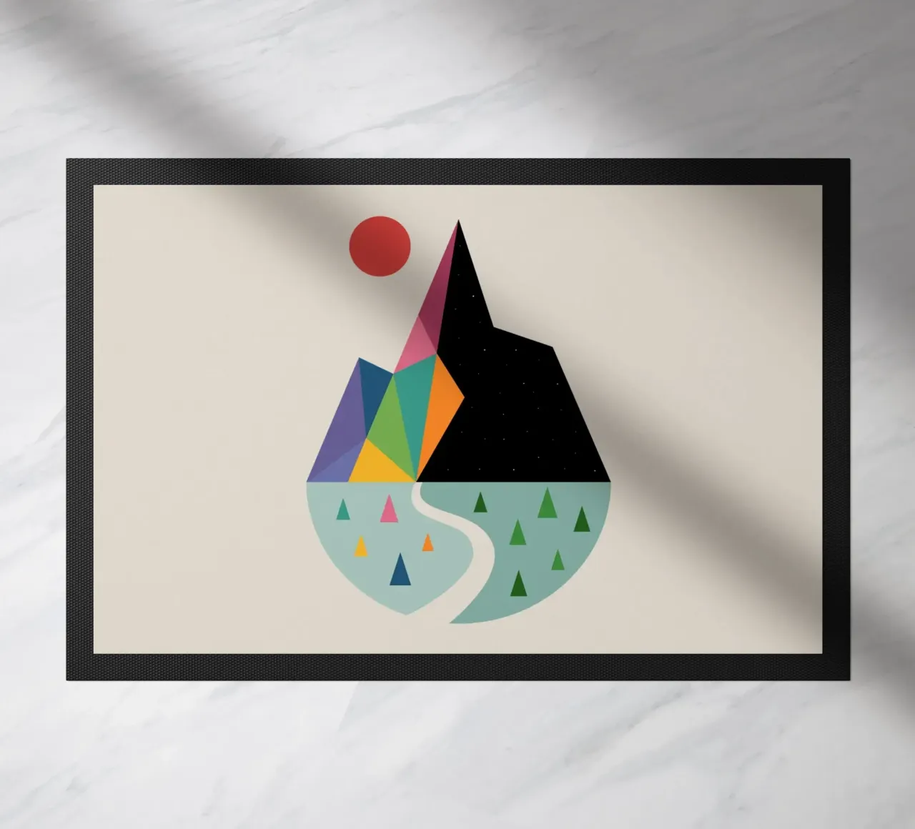 Bright Side doormat by Andy Westface