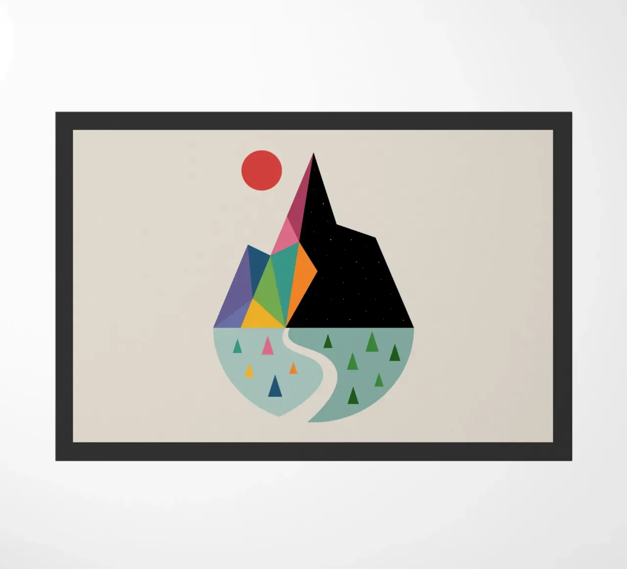 Bright Side doormat by Andy Westface