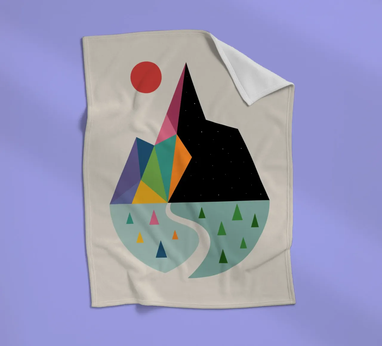 Bright Side Fleecedecke von Andy Westface