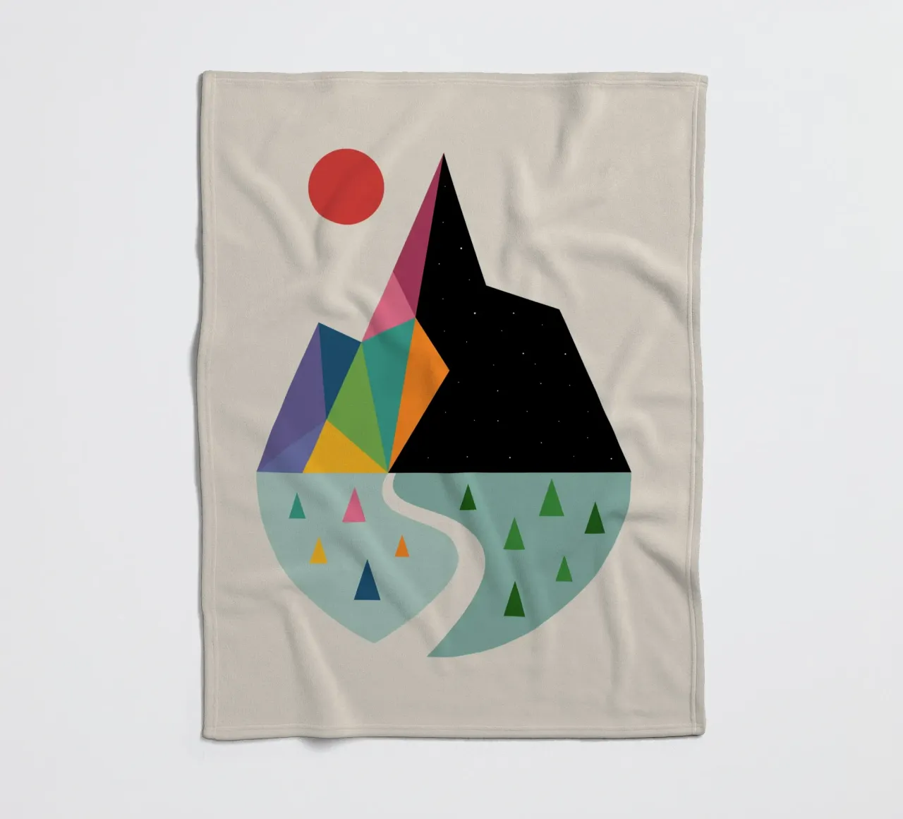 Bright Side fleece blanket by Andy Westface