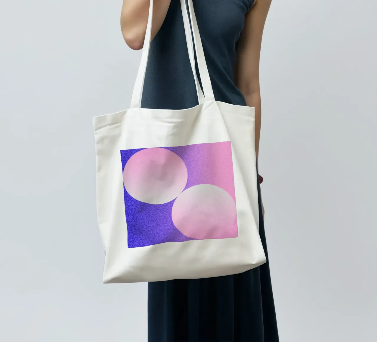 Gradient III borsa in juta da byh.illustration